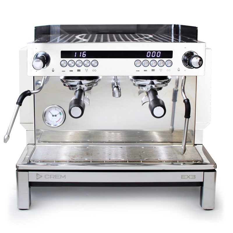 Crem EX3 Display 2 Group Compact Espresso Machine - White